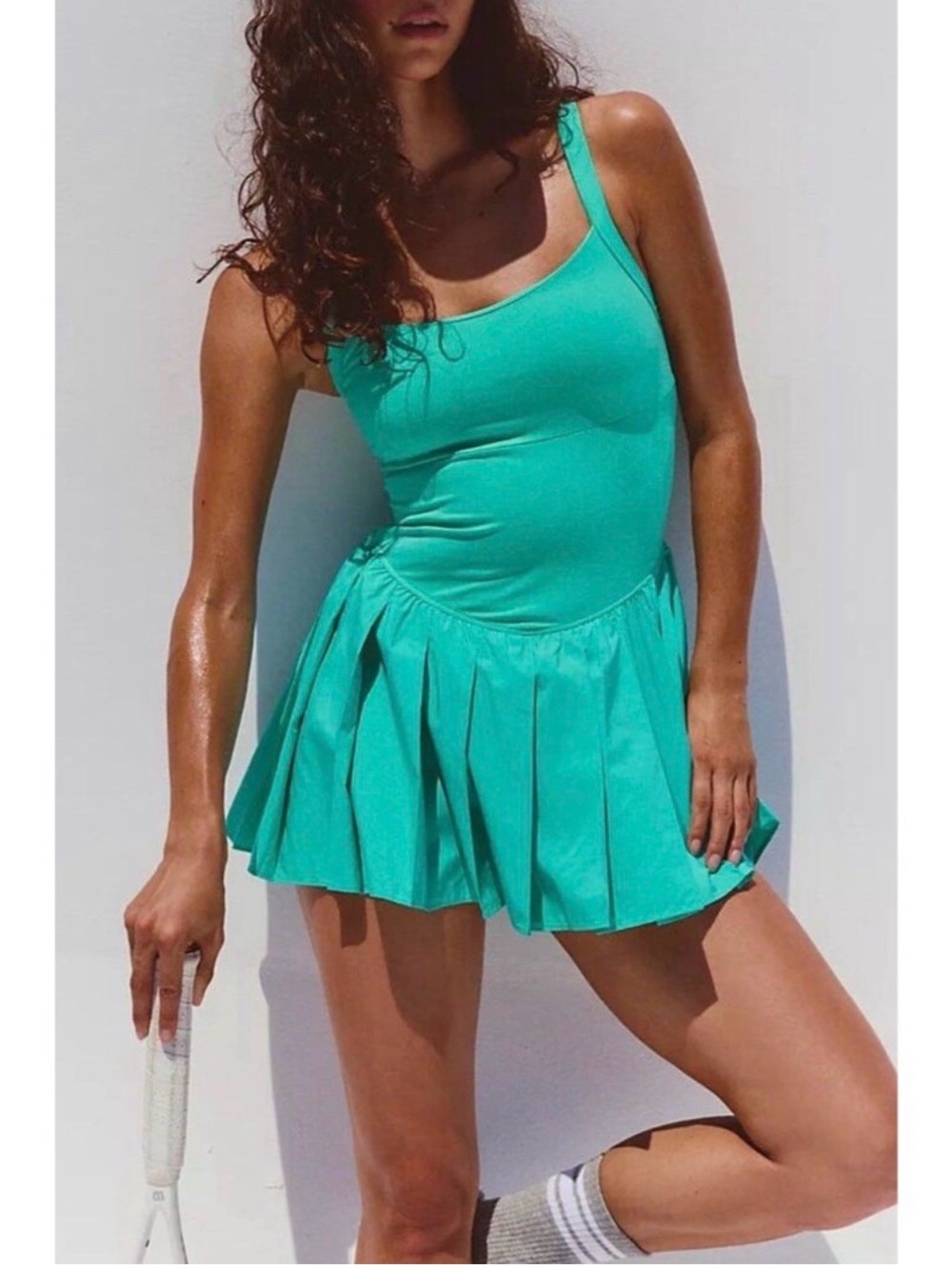 👗 FREE PEOPLE 👗 teal romper - Picture 10 of 10